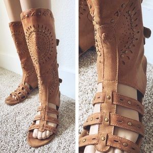 VINTAGE | Handmade Genuine Leather Bohemian Festival Style Gladiator Sandals